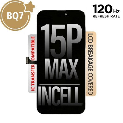 BQ7 Incell LCD Assembly for iPhone 15 Pro Max Screen Replacement (120Hz)