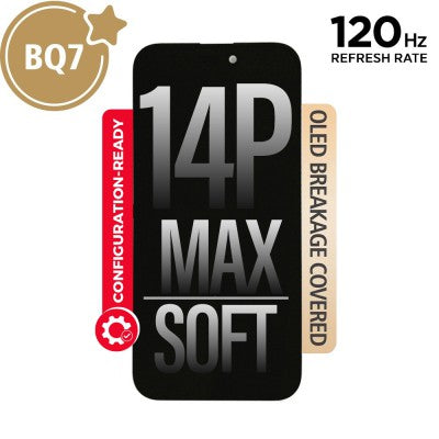 BQ7 Diagnosable Soft OLED Assembly with Proximity Sensor Flex for iPhone 14 Pro Max (120Hz)-1