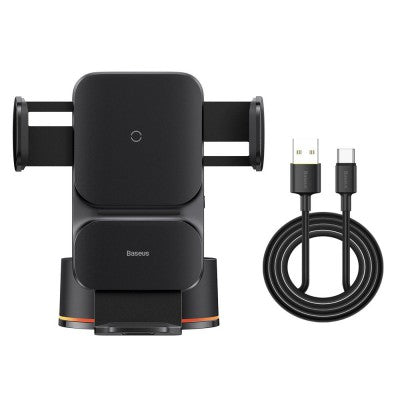Baseus Wisdom Induction Charger Car Phone Holder On The Dashboard