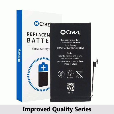 Crazy Improved Quality Replacement Battery for iPhone 15 – 3349mAh-1
