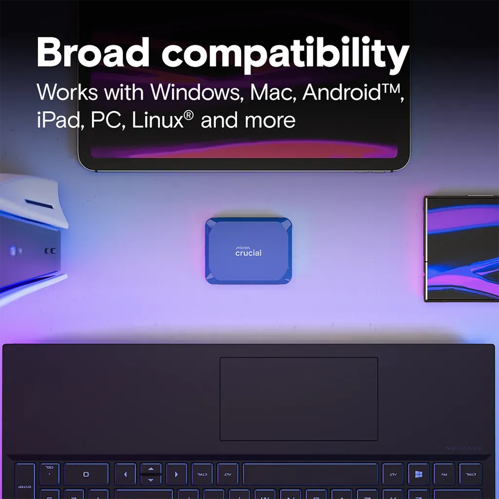 Crucial X10 1 TB External Portable SSD