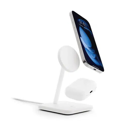 Twelve South HiRise 2 Deluxe 2-in-1 Qi2 Charger – White