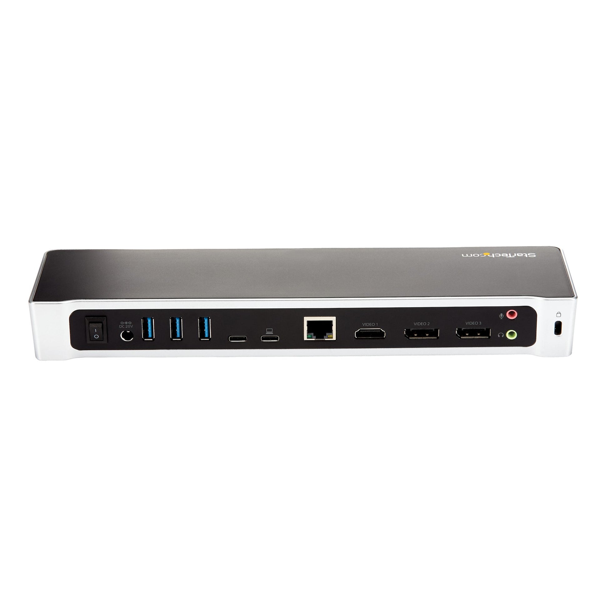 StarTech USB-C Docking Station – Triple 4K Monitor Dock with DisplayPort, HDMI & 100W Power Delivery-8