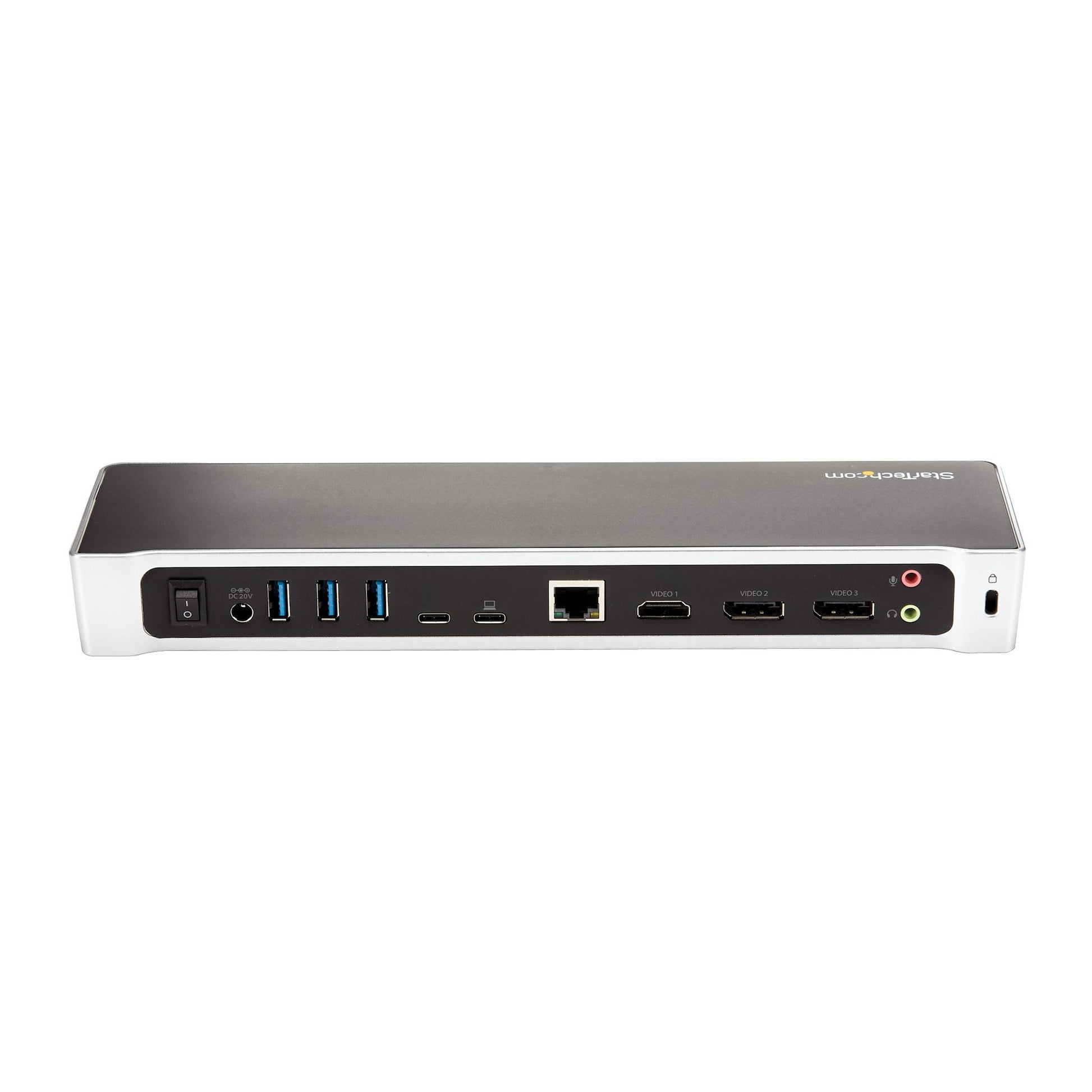StarTech USB-C Docking Station – Triple 4K Monitor Dock with DisplayPort, HDMI & 60W Power Delivery-10