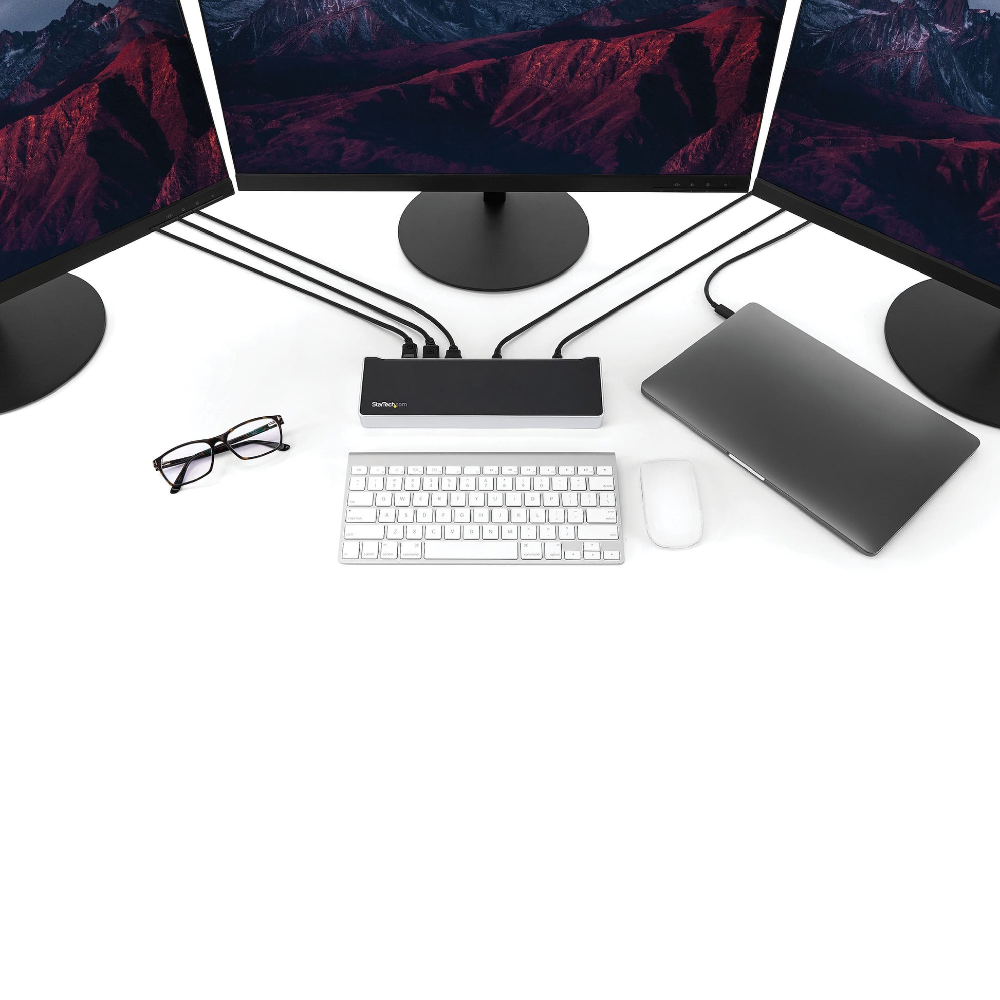 StarTech USB-C Docking Station – Triple 4K Monitor Dock with DisplayPort, HDMI & 60W Power Delivery-11