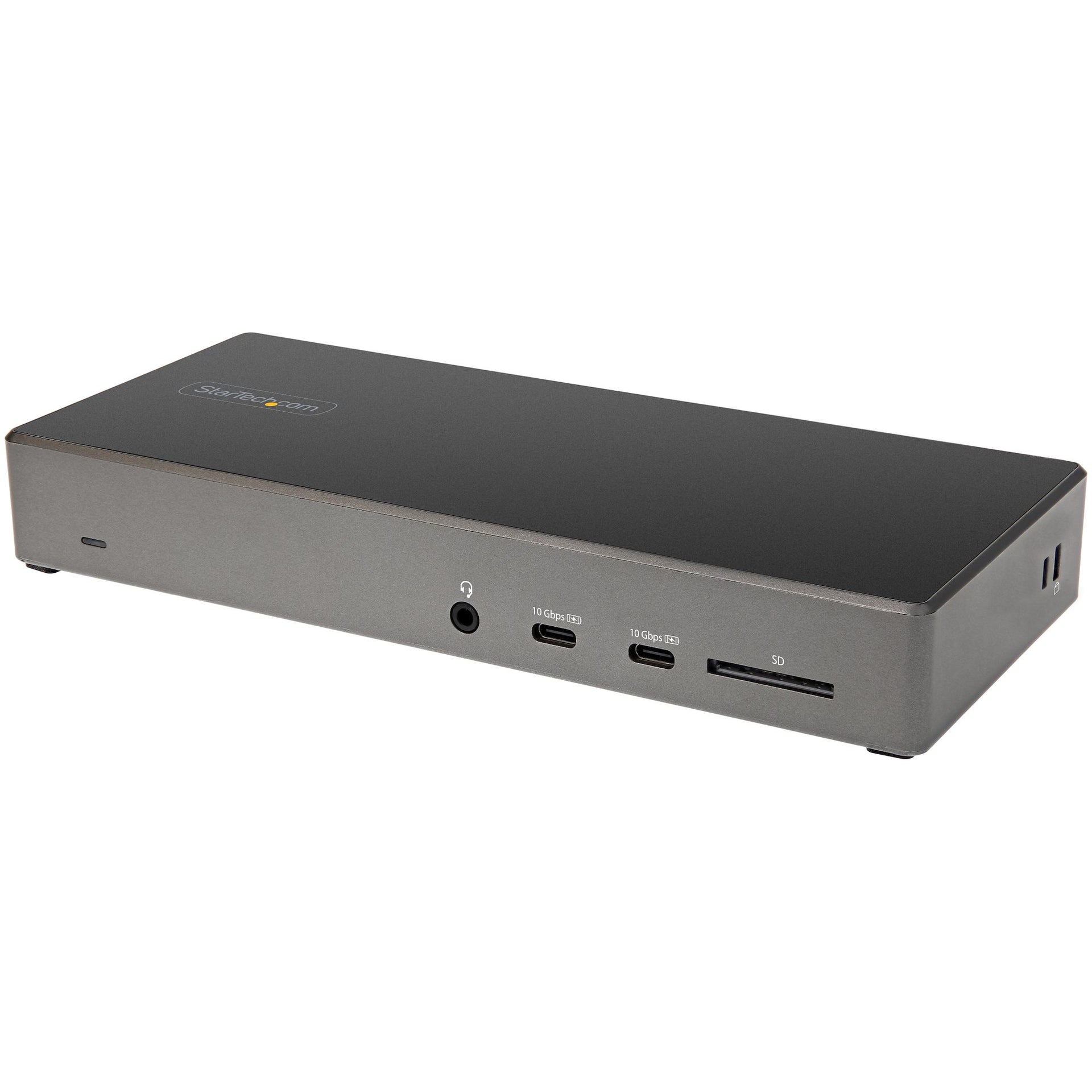 StarTech USB-C Triple 4K Docking Station – DisplayPort 1.4, HDMI 2.0, 100W Power Delivery