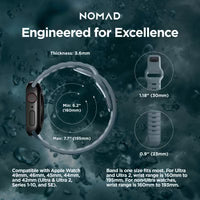 NOMAD Sport Band for Apple Watch Ultra / 46 mm – Marine Blue