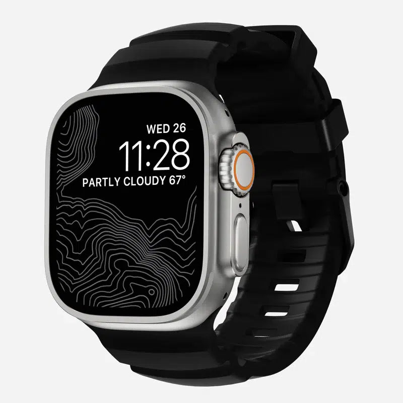NOMAD Rocky Point Band for Apple Watch Ultra / 46 mm – Carbon Black (Special Edition)