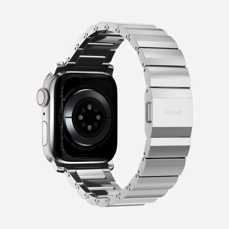 NOMAD Steel Band for Apple Watch 41/42 mm – Silver