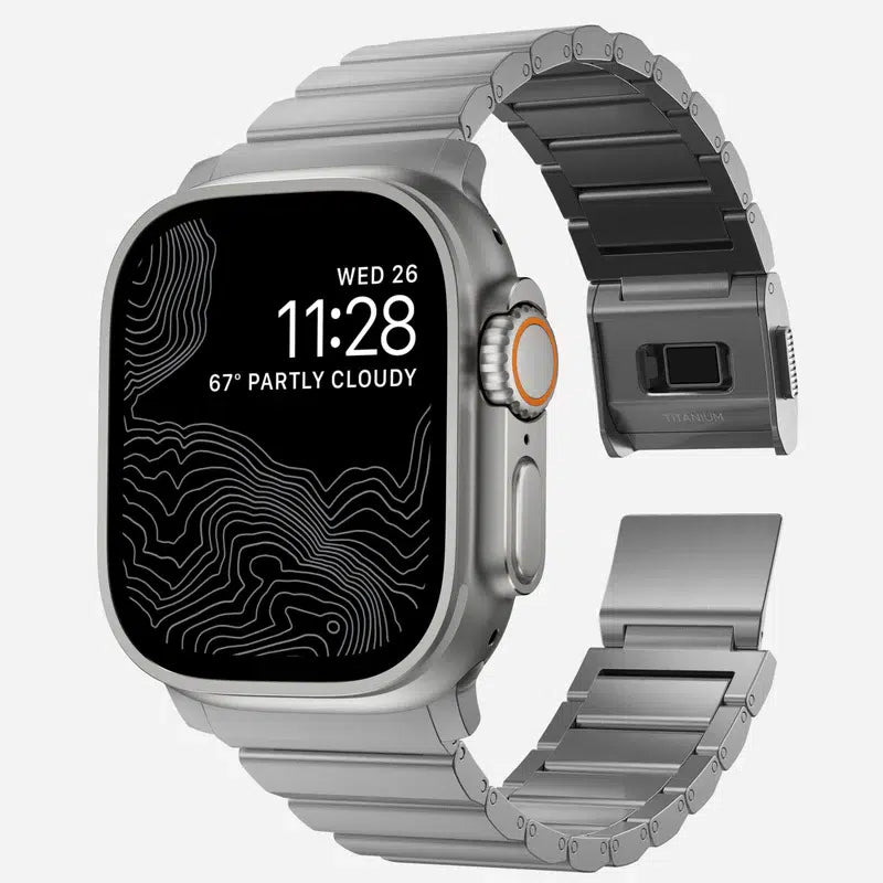 NOMAD Titanium Band for Apple Watch Ultra / 46 mm – Natural