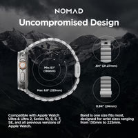 NOMAD Titanium Band for Apple Watch Ultra / 46 mm – Natural
