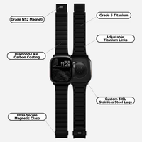 NOMAD Titanium Band for Apple Watch Ultra / 46 mm – Black