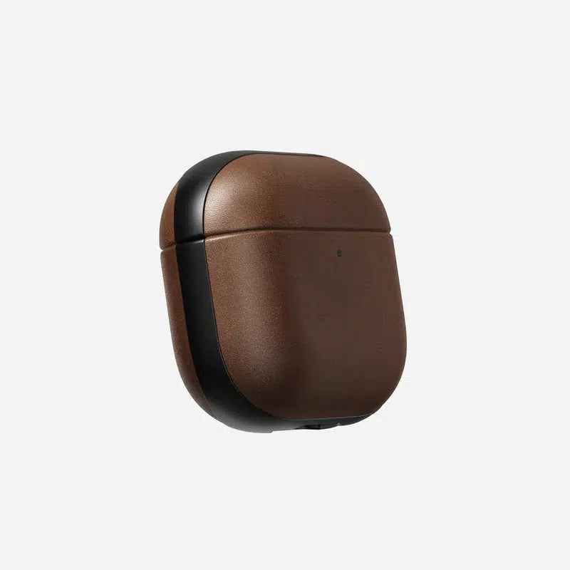 NOMAD Modern Leather Case for AirPods 4 – Brown (Ecco Leather)