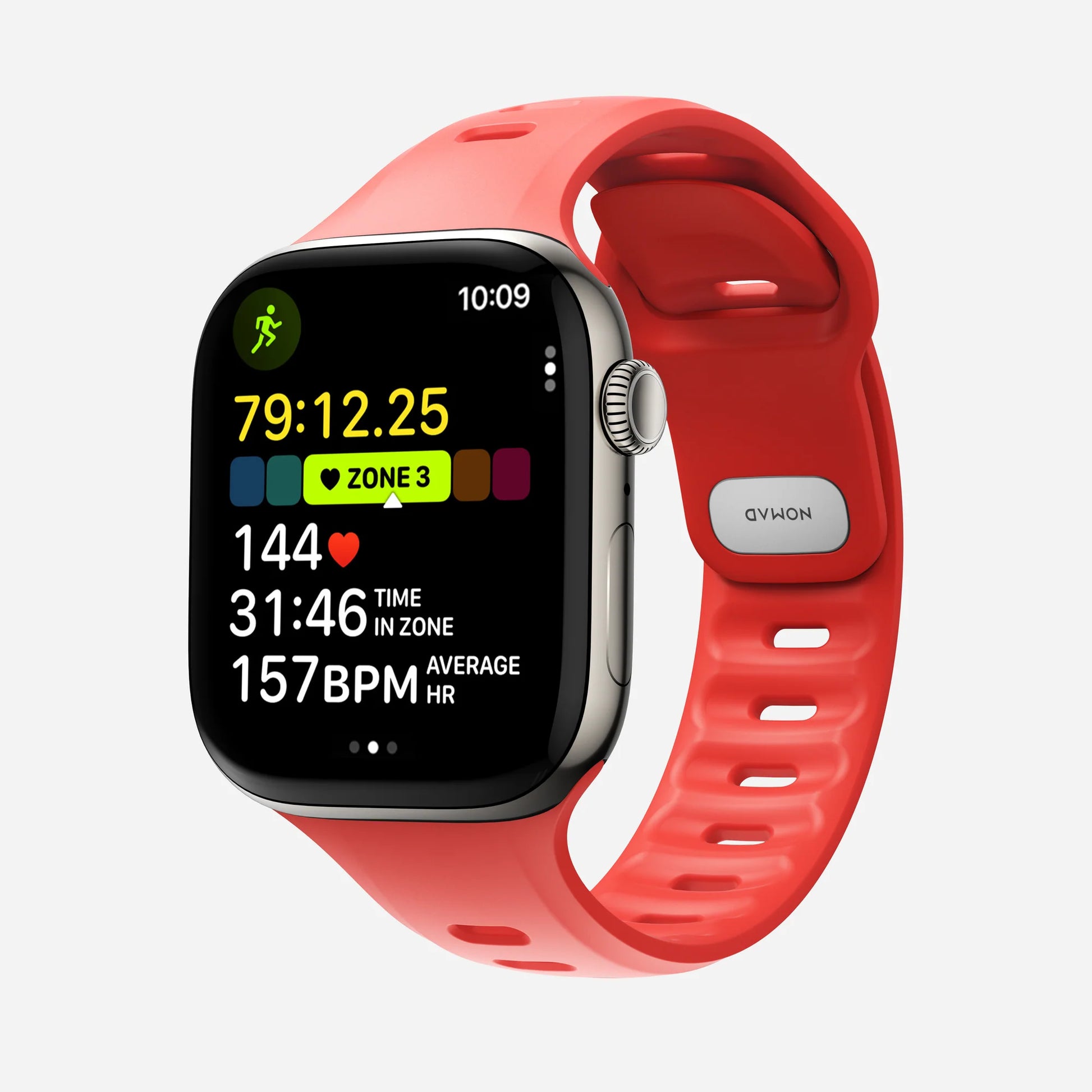 NOMAD Tempo Band for Apple Watch (45/46mm) – Crush