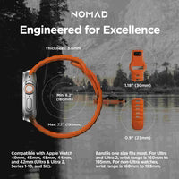 NOMAD Sport Band for Apple Watch Ultra / 46 mm – Ultra Orange