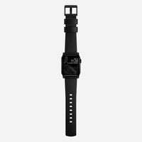 NOMAD Modern Band – Premium Black Leather Strap for Apple Watch