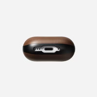 NOMAD Modern Leather Case for AirPods 4 – Brown (Ecco Leather)