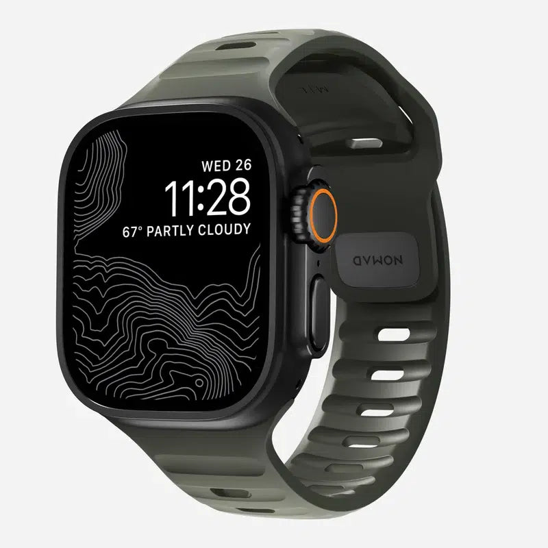 NOMAD Sport Band for Apple Watch Ultra / 46 mm – Ash Green