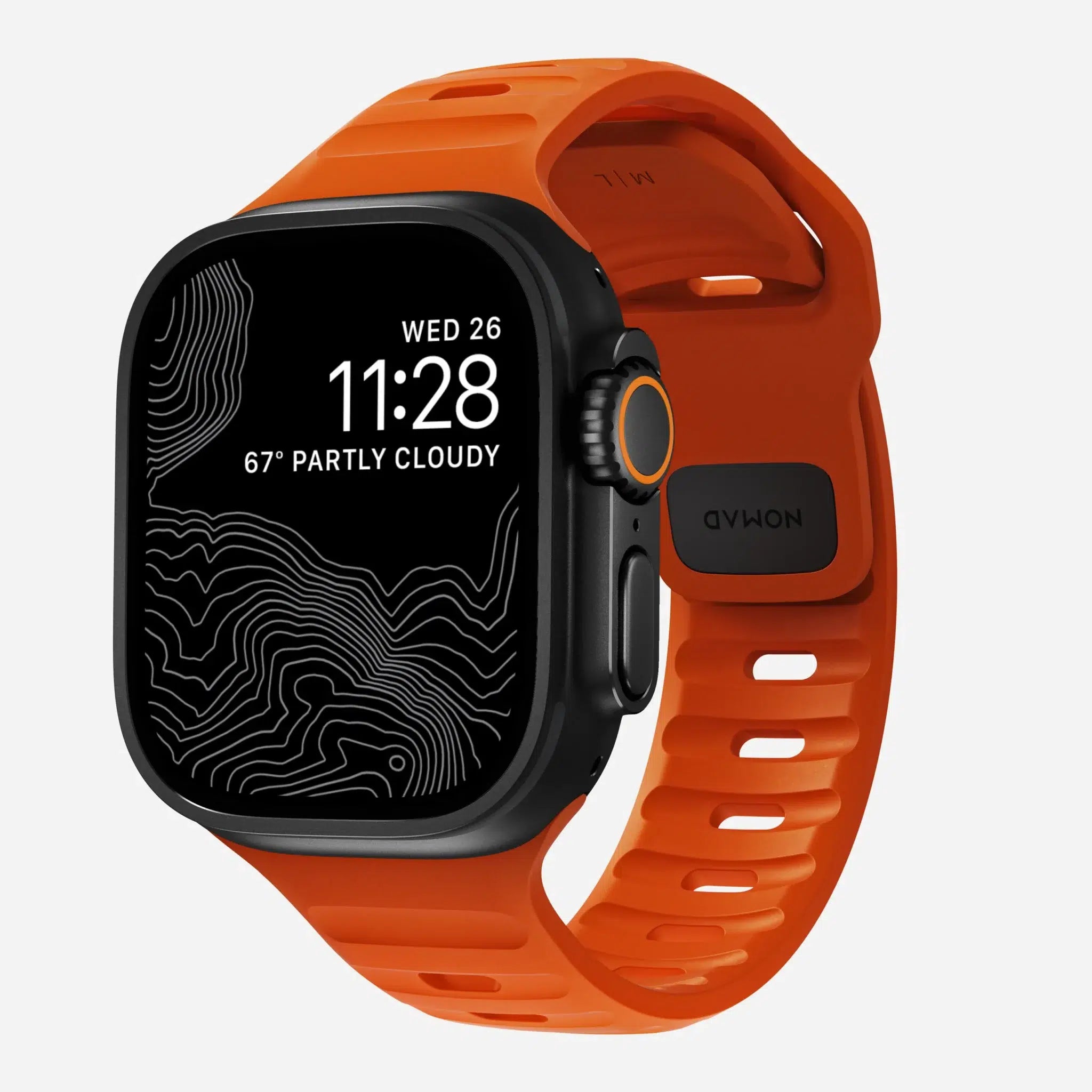 NOMAD Sport Band for Apple Watch Ultra / 46 mm – Ultra Orange