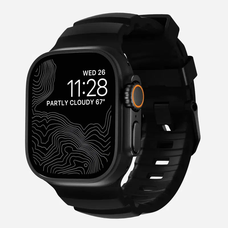 NOMAD Rocky Point Band for Apple Watch Ultra / 46 mm – Carbon Black (Special Edition)
