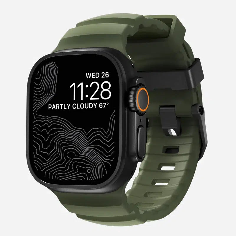 NOMAD Rocky Point Band for Apple Watch Ultra / 46 mm – Forest (Special Edition)