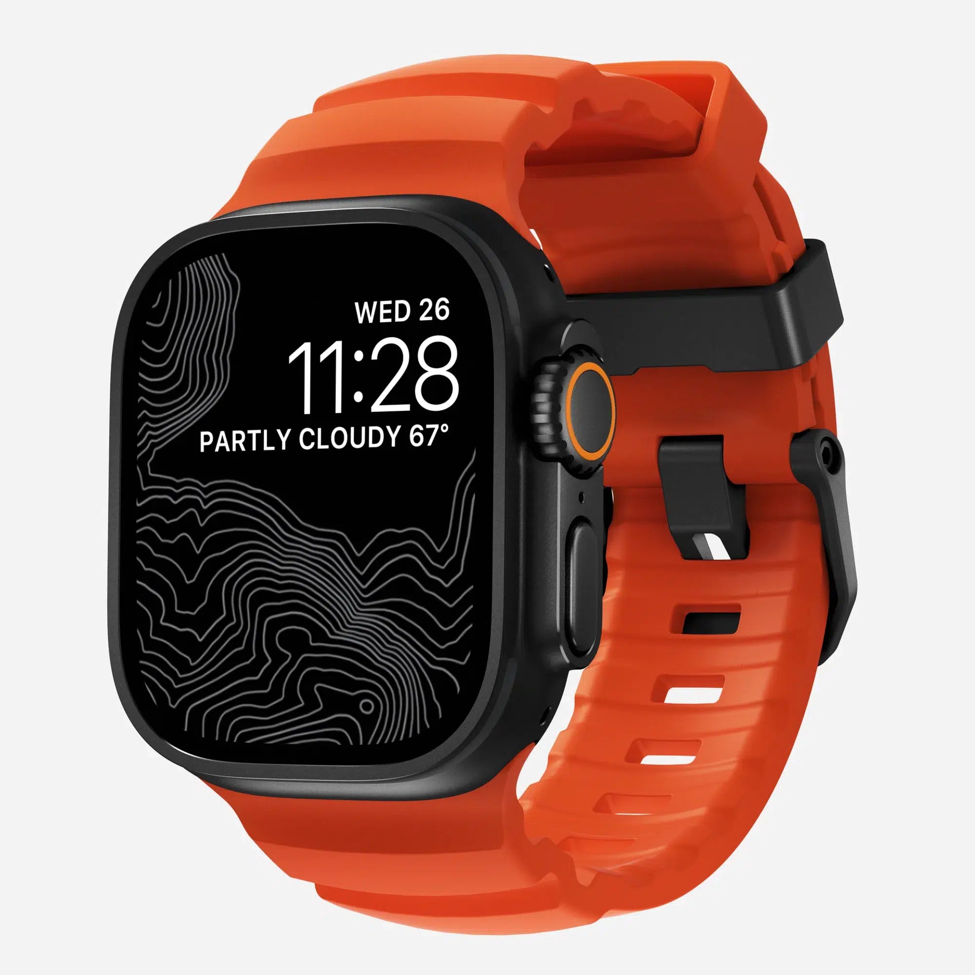 NOMAD Rocky Point Band for Apple Watch Ultra / 46 mm – Magma (Special Edition)