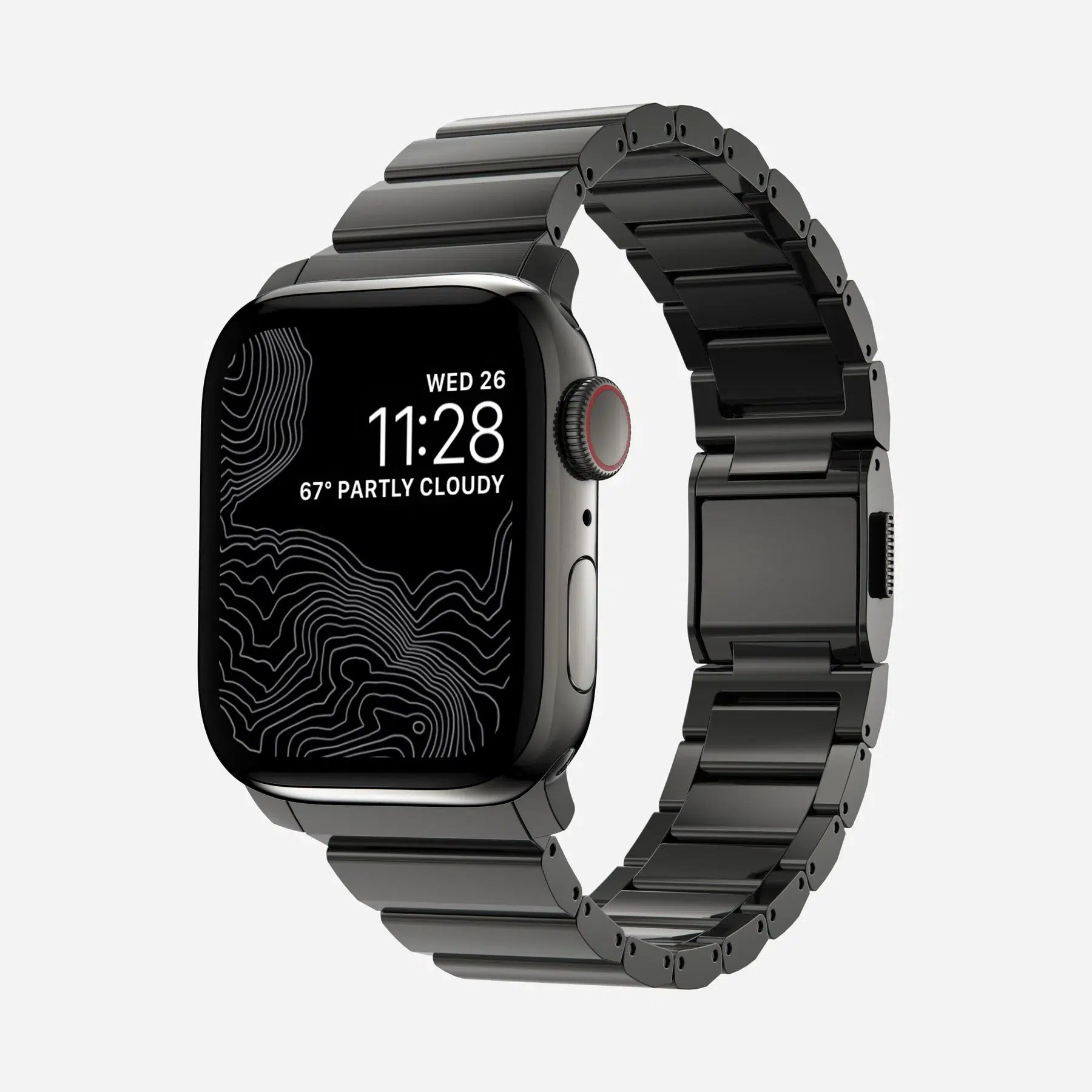 NOMAD Steel Band for Apple Watch 41/42 mm – Graphite