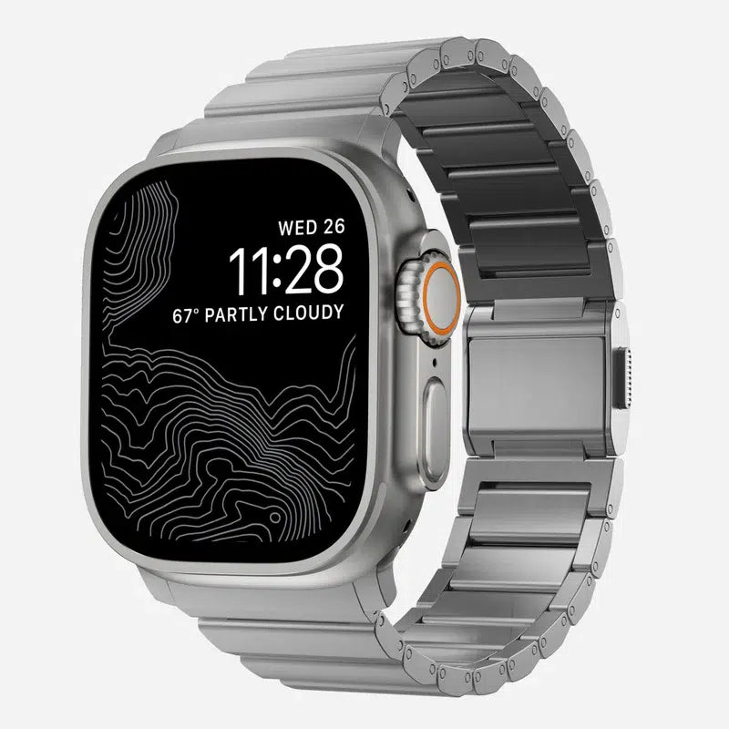 NOMAD Titanium Band for Apple Watch Ultra / 46 mm – Natural