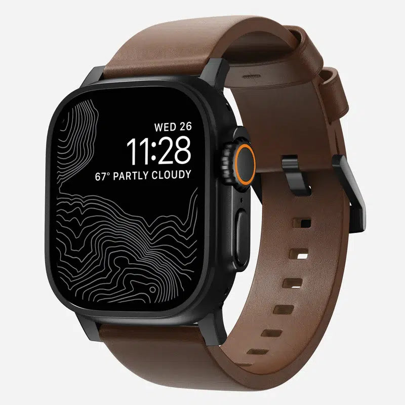 NOMAD Modern Band – Premium Leather Strap for Apple Watch
