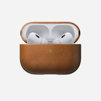 NOMAD Modern Leather Case for AirPods – English Tan (Ecco Leather)