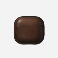 NOMAD Modern Leather Case for AirPods 4 – Brown (Ecco Leather)