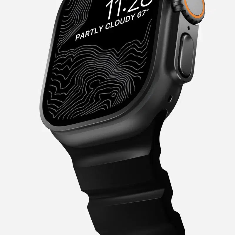 NOMAD Rocky Point Band for Apple Watch Ultra / 46 mm – Carbon Black (Special Edition)