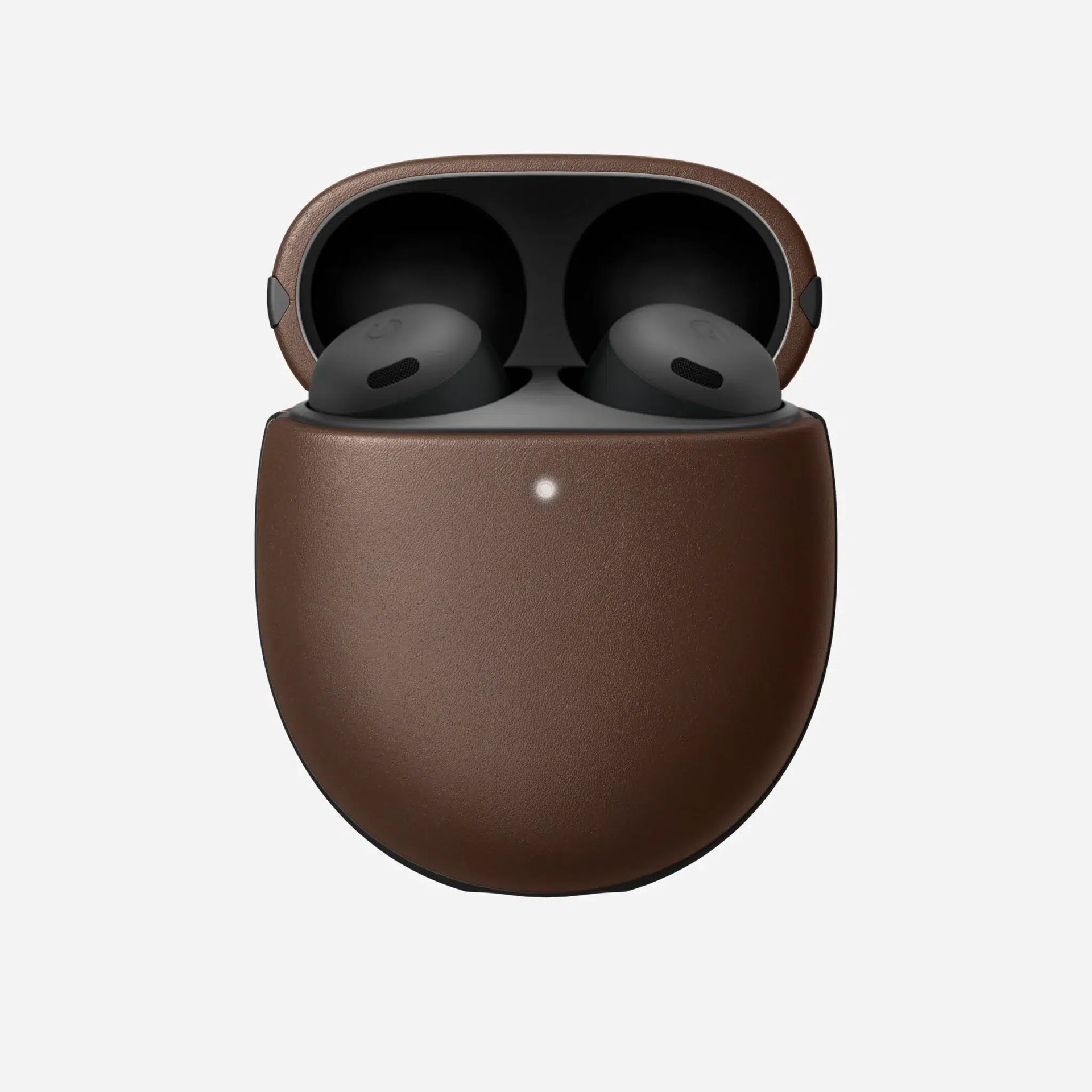NOMAD Modern Leather Case for Pixel Buds Pro – Rustic Brown