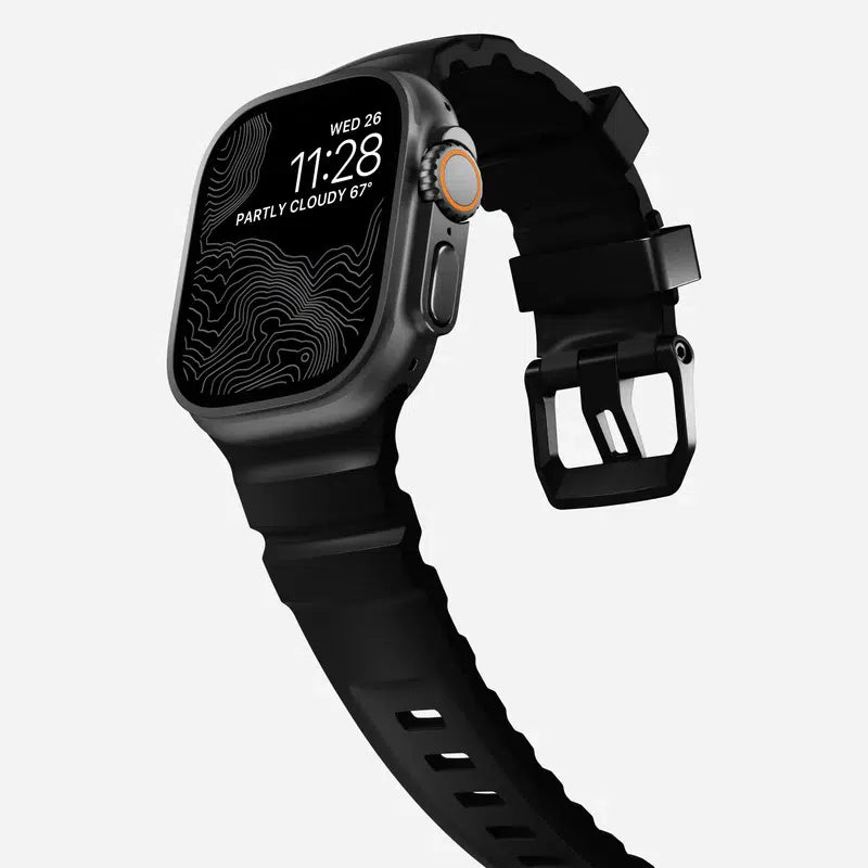 NOMAD Rocky Point Band for Apple Watch Ultra / 46 mm – Carbon Black (Special Edition)