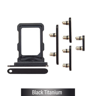 Dual SIM Card Tray and Side Button for iPhone 16 Pro / iPhone 16 Pro Max-4