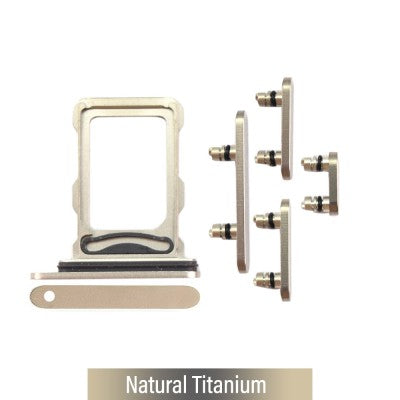 Dual SIM Card Tray and Side Button for iPhone 16 Pro / iPhone 16 Pro Max-3