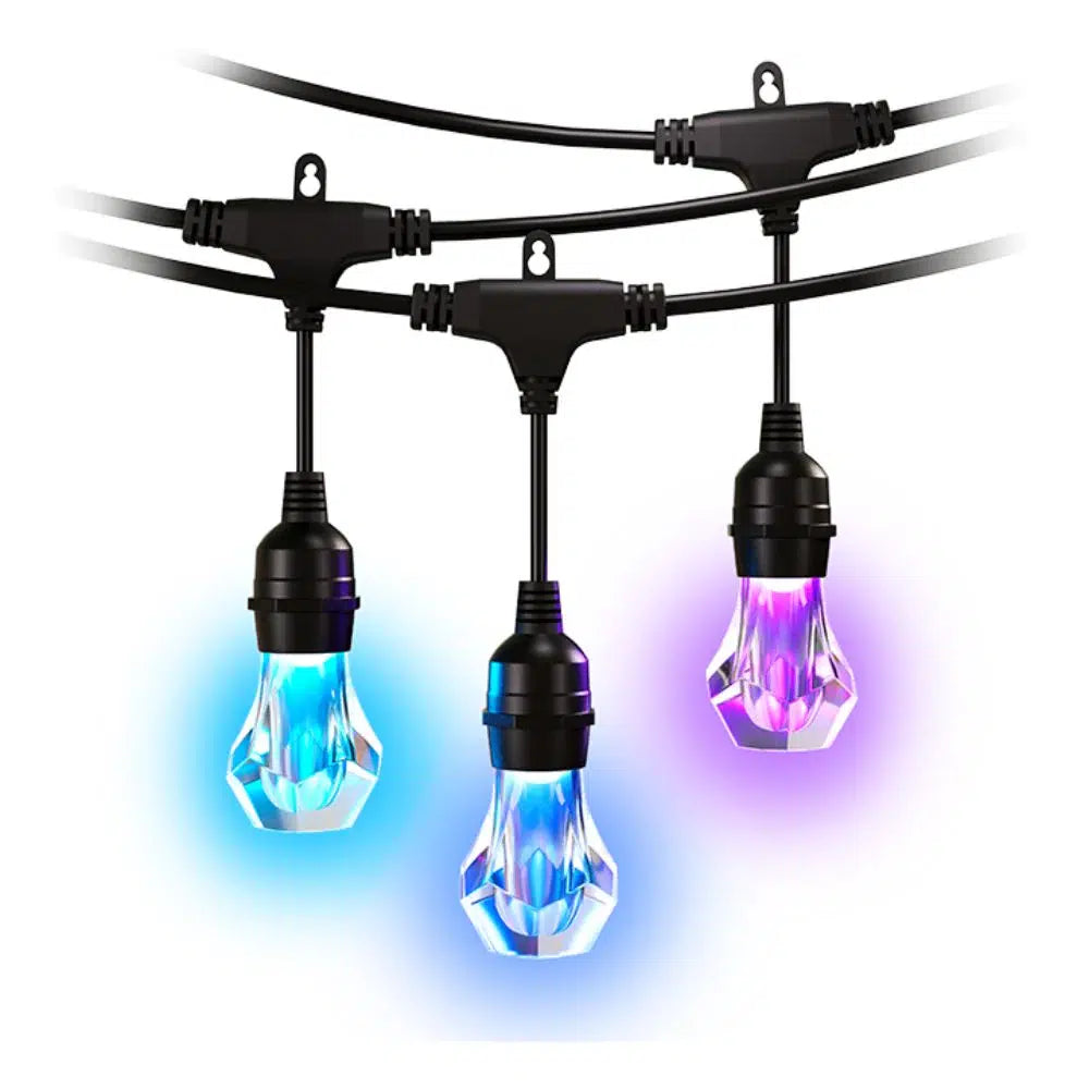 Nanoleaf Essentials Smart Multicolour Outdoor String Lights Smarter Kit (Matter compatible) - 30 m