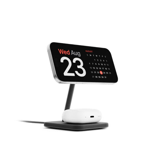 Twelve South HiRise 2 Deluxe 2-in-1 Qi2 Charger – Black