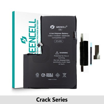 Greencell Crack Series Battery for iPhone 14 Pro Max (4323mAh)-1