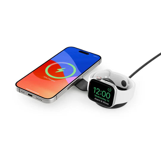 Twelve South ButterFly SE 2-in-1 Qi2 Travel Charger – Black