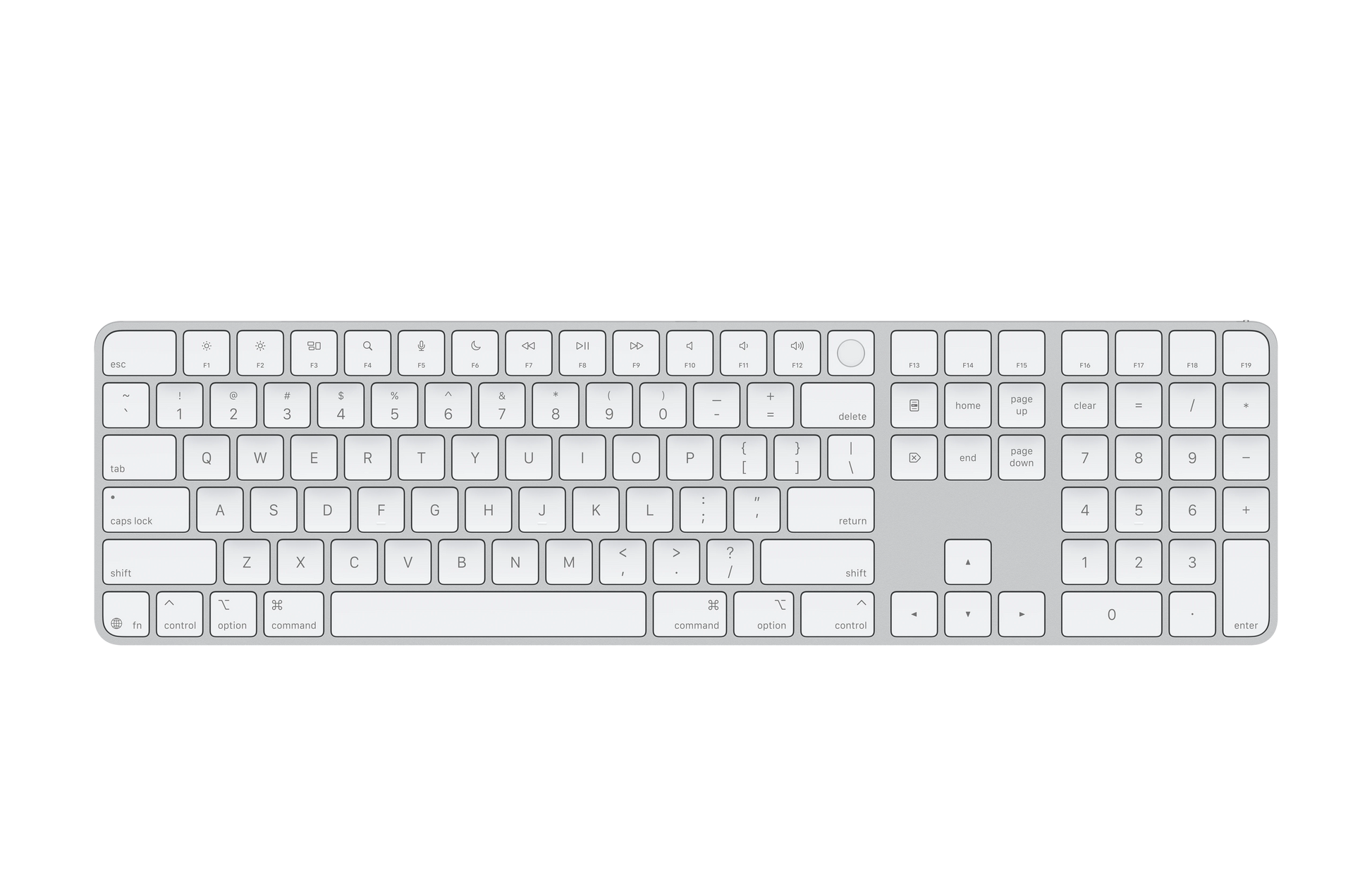 Apple Magic Keyboard USB-C + Touch ID and Numeric Keypad (US-Layout)-4