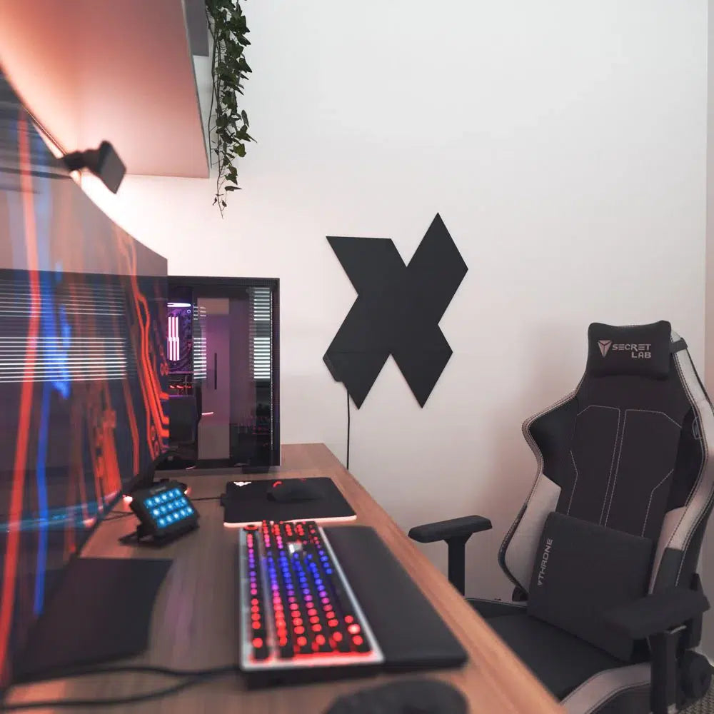 Nanoleaf Shapes - Ultra Black Triangles Expansion Pack (3 Panels)