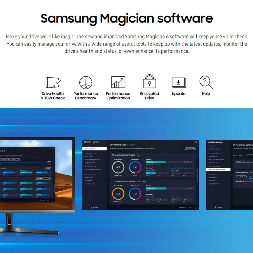 Samsung 500GB 870 EVO SATA III 2.5" SSD (MZ-77E500BW)