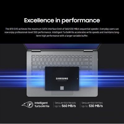 Samsung 500GB 870 EVO SATA III 2.5" SSD (MZ-77E500BW)
