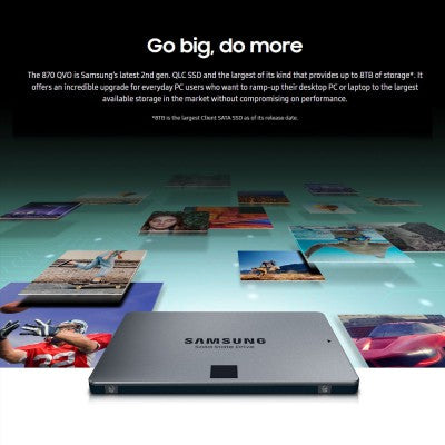 Samsung 2TB 870 QVO SATA 2.5" SSD (MZ-77Q2T0BW)
