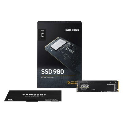 Samsung 1TB 980 PCIe 3.0 V-NAND NVMe M.2 SSD (MZ-V8V1T0BW)