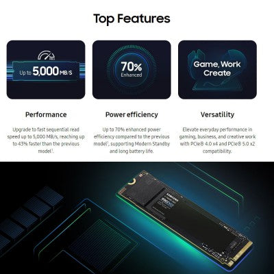 Samsung 1TB 990 EVO NVMe M.2 (MZ-V9E1T0BW)