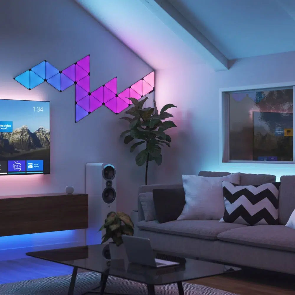 Nanoleaf Shapes - Ultra Black Triangles Expansion Pack (3 Panels)