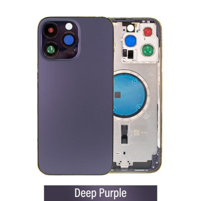 Rear Housing for iPhone 14 Pro Max (No Logo)-4