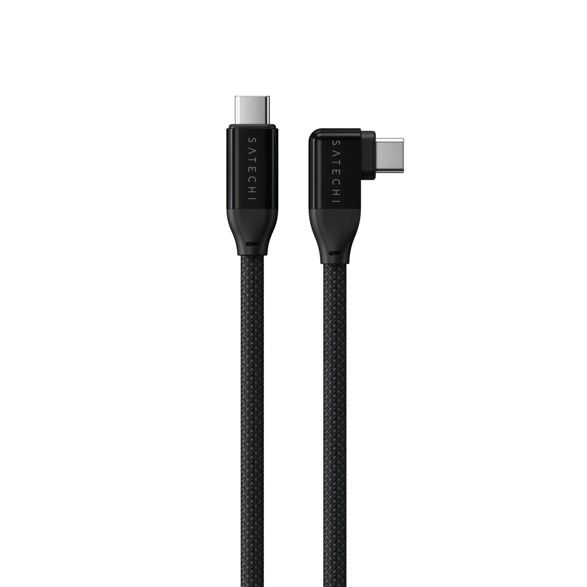 Right-Angle USB-C to USB-C Data and Charge Cable (1m)